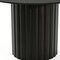 Homeroots 46" Black Solid Wood Pedestal Base Round Top Dining Table 721072 - alternate 5