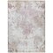 Homeroots 5' X 8' Ivory Light Purple And Gray Damask Washable Indoor Outdoor Area Rug 596388 - alternate 6