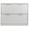 Lavish Home 2 Drawer File Cabinet Wooden Lateral Filing Cabinet with 2 Storage Drawers and Adjustable File Bars 80-FC-2D-W - alternate 1