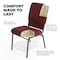 Flash Furniture Advantage Maroon Church Chairs 18.5" Wide PCHT185-104 - alternate 7