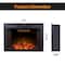 Edendirect 40-in W Black Wall mount LED Wall-mount Electric Fireplace with Remote Control Included ZR-EF36T - alternate 6