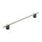 Amerock Transcendent 10-1/16 in 256 mm Center-to-Center Matte Black/Silver Champagne Cabinet Pull BP7414256MBSC - alternate 1