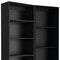 Homeroots Set of Two Black Wood Multi Tier Bookcases 546334 - alternate 10