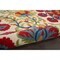 Homeroots 4' X 6' Navy Blue Beige Green Blue And Red Floral Indoor Outdoor Area Rug 546787 - alternate 5
