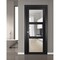 Sartodoors Solid Interior French, Lucia 2555 Matte Black with Clear Glass, Single Regular Panel Frame Trims H LUCIA2555ID-BLK-18 - alternate 3