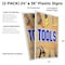 Signmission Tools, Plastic Signs Only 24 Inch x 36 Inch, Corrugated Plastic, 2PK CSB-2436-2PACK-Tools - alternate 2