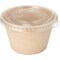 Ecoquality 4oz Compostable Portion Cups with Lids - Condiments Single Serve Souffle Cups, 2000PK EQ4OZPCL-2000 - alternate 1
