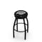 Holland Bar Stool Co 30" Blk Wrinkle Los Angeles Kings Swivel Bar Stool, Accent Ring L8B2B30LAKing - alternate 1