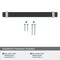 Amerock Overton 6-5/16 in 160 mm Center-to-Center Brushed Matte Black/Satin Nickel Cabinet Pull BP36683BMBG10 - alternate 3