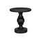 Monarch Specialties Accent Table 25"h, Indoor or Outdoor, Nightstand, Round, Side Table, Black, Transitional I 4162 - alternate 1