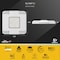 Nuwatt LED Canopy Lights for Gas Station, Carport Lighting, Waterproof 2CCT Selectable, 18000LM, 2PK NW-CP-150W-2CT-WH-2P - alternate 6