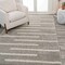 Jonathan Y Alaro Berber Stripe Shag Gray/Ivory 3 ft. x 5 ft. Area Rug MOH402B-3 - alternate 7