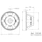 B And C 15-in Woofer w/4 Ohms Impedance & 1400 Watts Continuous Power Handling Capacity & Ferrite Magnet 15PS100-4 - alternate 2