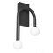 Afx Colette 17in LED Sconce - Black COES1017LAJUDBK - alternate 1