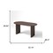 Homeroots 67" Walnut Solid Wood Double Pedestal Base Oval Dining Table 712227 - alternate 2