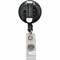 Baumgartens Reel, Badge, Retractable, Bk, PK25, Black, Plastic, Badge Holder, 25 PK 68424 - alternate 5