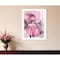 Homeroots Pink Iris White Framed Print Wall Art 530023 - alternate 2