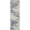 Homeroots 6' Blue And Gray Floral Indoor Outdoor Runner Rug 564008 - alternate 7