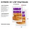 Signmission Sunday Brunch, Vinyl Decals Only 24 Inch x 36 Inch, Vinyl Decal, 2PK DSB-2436-2PACK-Sunday Brunch - alternate 2
