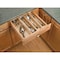 Rev-A-Shelf Drawer Insert, Maple Wood, Natural Maple, 18.5 in W, 2.88 in H, 22 in D 4WUT-1 - alternate 4