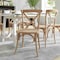 Flash Furniture Advantage Natural With White Grain X-Back Chair, PK2 X-BACK-NWG-2 - alternate 1