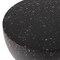 Leisuremod Sage Fiberstone Side Table, Half-Round Hourglass Design, Weatherproof, Fully Assembled SST16BL - alternate 9