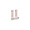 Ferraz Shawmut 0.41in x 1.5in, 250 VAC, 25 A, 10 kA Interrupt, GMG Body, Tin Plated Copper Ferrule TRM25 - alternate 2
