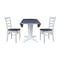 Whitewood Industries Extension Dining Tables, 45 in L, 38 in H, Parawood, 3 Piece K05-42DPT-23-C617-2 - alternate 4