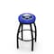 Holland Bar Stool Co 36" Blk Wrinkle Buffalo Sabres Swivel Bar Stool, Accent Ring L8B2B36BufSab - alternate 1