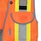 Radians 300D woven polyester front with polyester mesh back, Zipper Closure, Orange, Size S SV55W-2ZOD-S - alternate 5