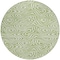 Homeroots 8' Artichoke Green And Ivory Round Abstract Washable Indoor Outdoor Area Rug 598940 - alternate 5