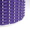 Happimess Cecil Modern 4.13-Gallon Faux Wicker Cylinder Waste Basket, Purple/White HPM1100E - alternate 6