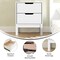 Flash Furniture Dallas Wooden Night Stand, Bedroom Side Table with 2 Storage Drawers for Kids in White MG-9007-1-2NS-WH-GG - alternate 4