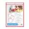 C-Line Products 9"x 12" Neon Red Vinyl Reusable Dry Erase Pocket, 30EA/BX, 5BX/CT 40814-BX - alternate 1
