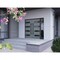 Vdomdoors Front Exterior Prehung Aluminum Double Doors Ronex0131 Grey 1 Sidelight Mirrored Clear Glass Entry RONEX0131DEXD-GRE-W72+14xH80-RH-I - alternate 4