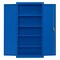 Sandusky Shelf Cabinet, 72 in H, 36 in W, 24 in D, Recessed, Three-Point Locking, 4 Shelves EA4R362472-06 - alternate 7