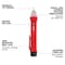 Milwaukee Tool Voltage Detector/Tester, Battery, IP54 3200-20 - alternate 5