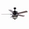 Jonathan Y Jasper 52" 2-Light Farmhouse Industrial Iron Dome Shade LED Ceiling Fan With Remote, Black JYL9613A - alternate 12