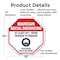 Signmission Maintain Social Distancing At Least, 10 Inch X 10 Inch, Aluminum Metal Signs OC-A-10-195 - alternate 4
