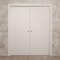 Sartodoors Sliding French Double Pocket Doors 48 x 96 inches, Ego 5000 Painted White Oak, Kit Rail Hardware ,  EGO5000DP-PWO-4896 - alternate 3