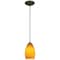 Access Lighting Champagne, Pendant, Oil Rubbed Bronze Finish, Maya Glass 28012-1C-ORB/MYA - alternate 4