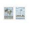 Homeroots Set Of Two Cape May Lighthouse And Palm Trees White Framed Wall Art, 2PK 568582 - alternate 5