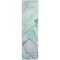 Homeroots 8' Runner Blue and Gray Abstract Washable Non Skid Indoor Outdoor Runner Rug 559353 - alternate 7