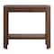Alaterre Furniture Fluted Solid Wood Console Table 36 in Modern Entryway Table with Storage Shelf AFTBL-027 - alternate 1