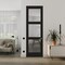 Sartodoors Hidden Door, Lucia 2552 Matte Black Concealed Metal Frame 24 x 84 Left Inswing LUCIA2552MF-BLK-24x84-LH-I - alternate 3