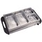 Megachef Buffet Server Food Warmer With 4 Sectional Trays , Heated Warming Tray and Removable Frame MC-9003C - alternate 5