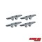Extreme Max Extreme Max 3006.6762.4 Soft Point Stainless Steel Dock Cleat - 6”, Value 4-Pack 3006.6762.4 - alternate 1