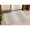 Homeroots 3' X 5' Ivory And Beige Abstract Washable Indoor Outdoor Area Rug 599970 - alternate 1