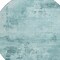 Homeroots 8' Blue And Ivory Round Abstract Washable Indoor Outdoor Area Rug 602745 - alternate 5