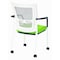Office Star Products 8840W ProGrid Mesh Back Visitors Chair, White / Green 8840W-6 - alternate 2